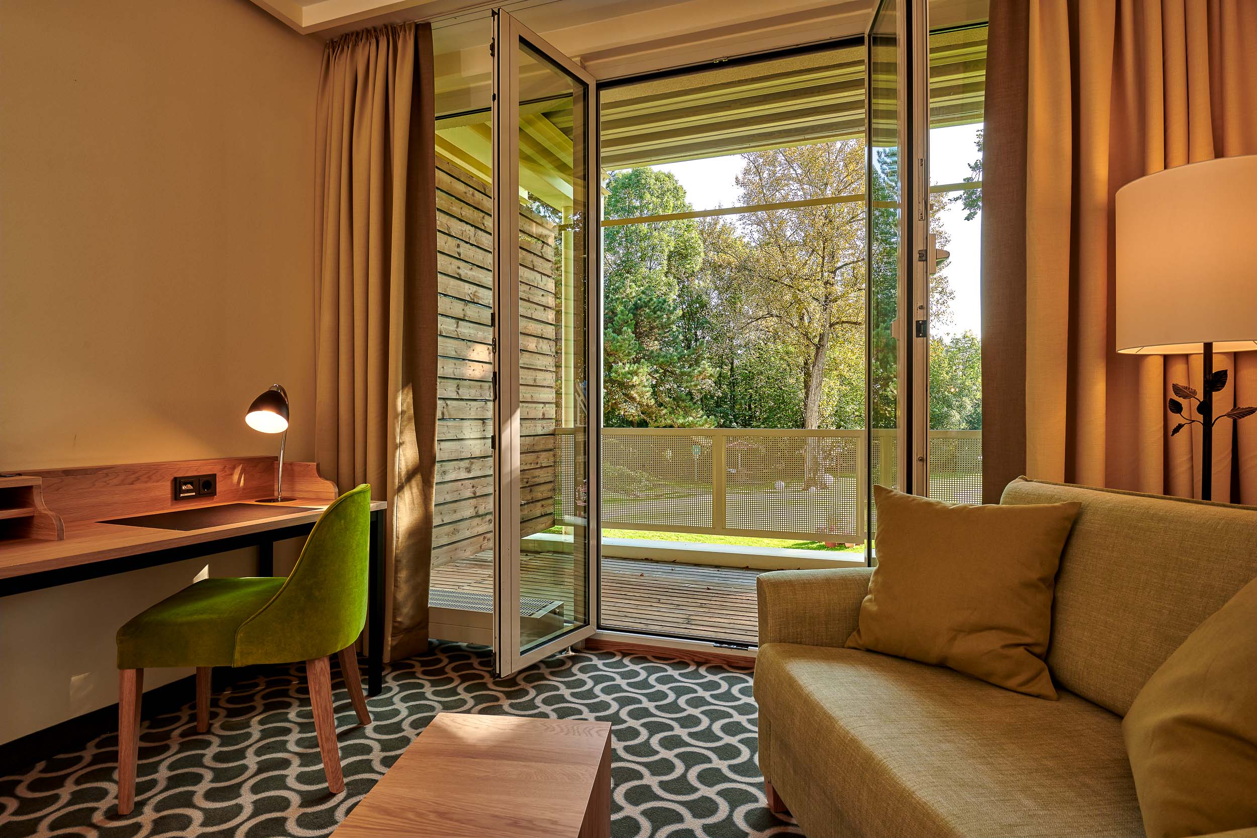 Zimmer mit Parkblick -  Hotel Rothof in München